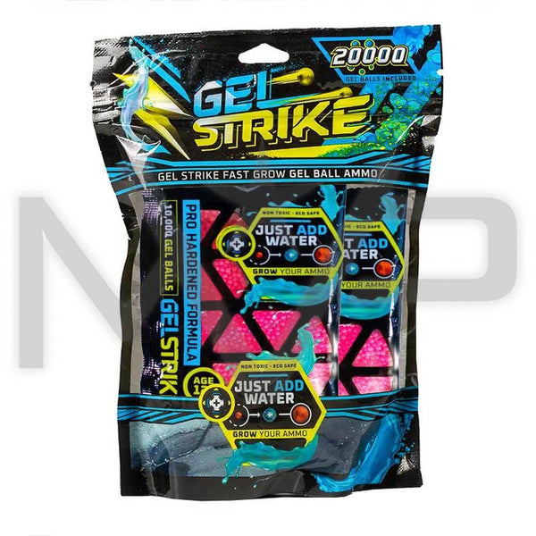 Gel Strike - Gel Balls - Gel Ammo - 20k Count - Pro Rounds - Pink