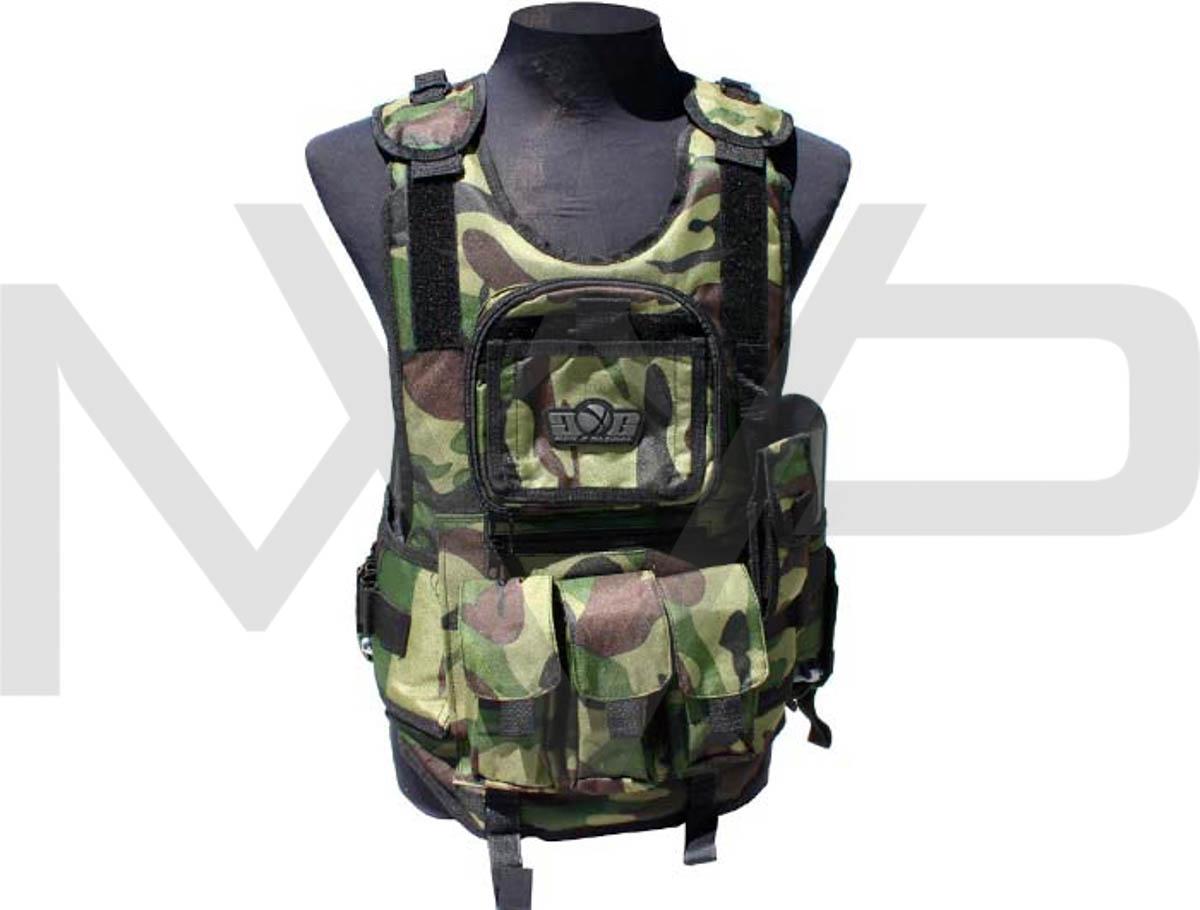 Gen X Global Deluxe Tactical Vest - Woodland Camo