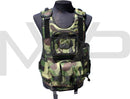 Gen X Global Deluxe Tactical Vest - Woodland Camo