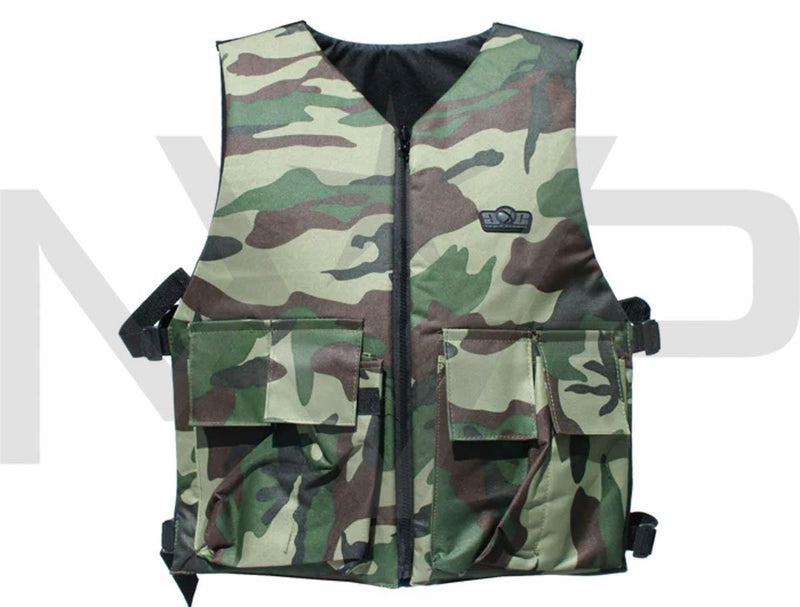 Gen X Global Reversible Tactical Vest - Woodland Camo
