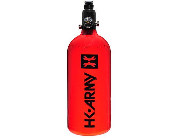 HK Aluminum Compressed Air Paintball Tank - Red 48ci 3000psi