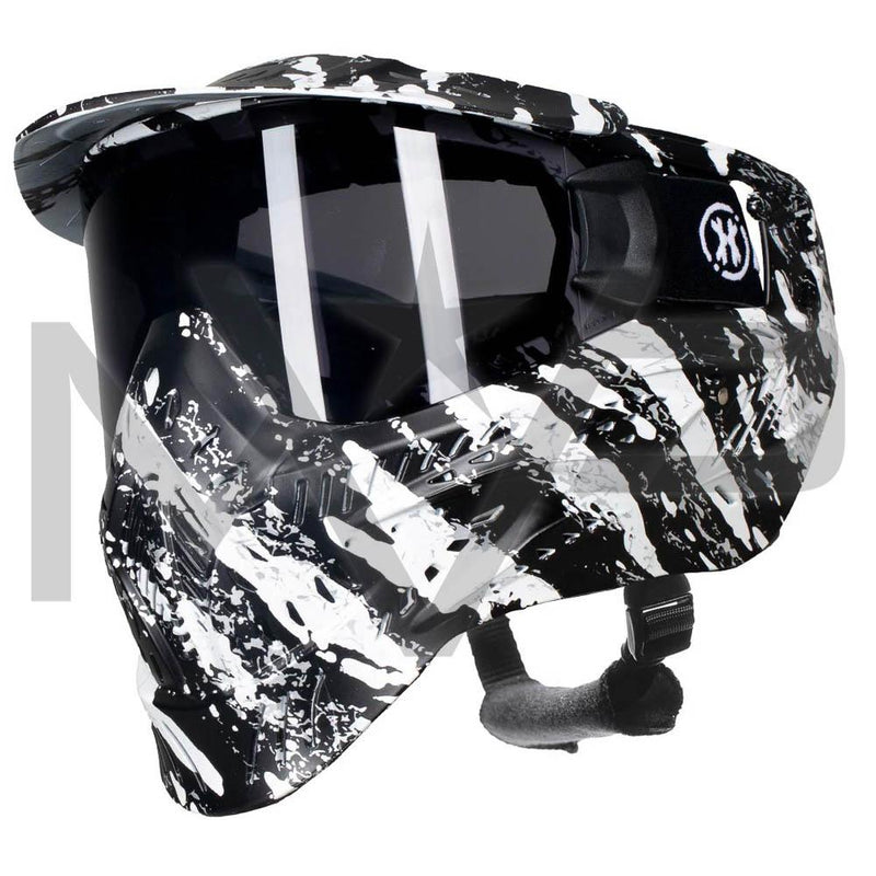 HK Army HSTL Paintball Mask - Fracture White - Smoke Lens