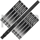 HK Army Lazr Barrel Kit - Autococker Threads - Black Inserts - Dust Black Barrel