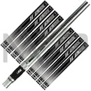 HK Army Lazr Barrel Kit - Autococker Threads - Black Inserts - Dust Pewter Barrel