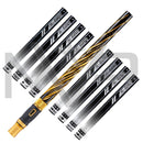 HK Army Lazr Elite Barrel Kit - Autococker Threads - Gold Barrel / Black Inserts