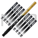 HK Army Lazr Fossil Elite Barrel Kit - Autococker Threads - Gold Splash Barrel / Black Inserts