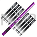 HK Army Lazr Fossil Elite Barrel Kit - Autococker Threads - Purple Barrel / Black Inserts