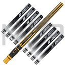 HK Army Lazr Nova Elite Barrel Kit - Autococker Threads - Gold Barrel / Black Inserts