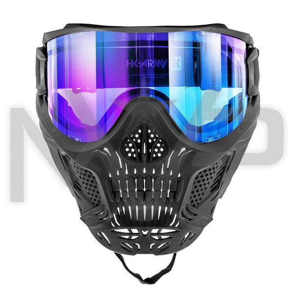 HK Army Skull Mask - Black Mask / Ice Lens