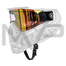 HK Army Skull Mask - White Mask / Fire Lens