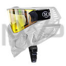 HK Army Skull Mask - White Mask / Gold Lens