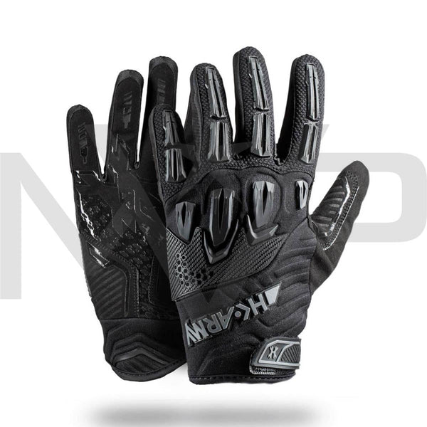 Hardline Armored Glove (Full Finger) - Blackout - Small