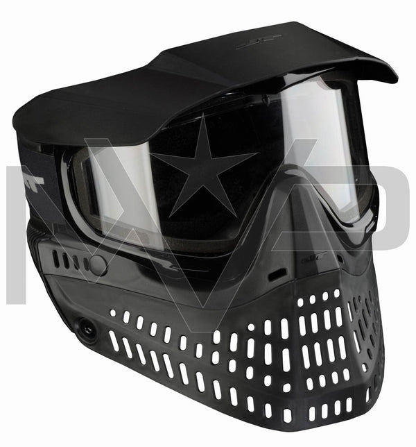 JT ProFlex Thermal Paintball Mask - Black / Black - Clear Lens