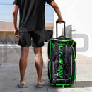 HK Army Expand Gear Bag Roller 75L - Shroud Black / Neon Green