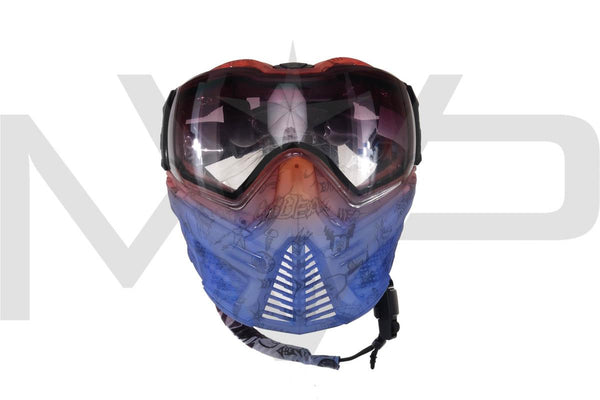 PUSH Unite Paintball Mask - MVCG - RedBlue WRBD
