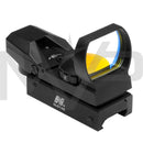 Red Dot Four Reticle Reflex Optic Black