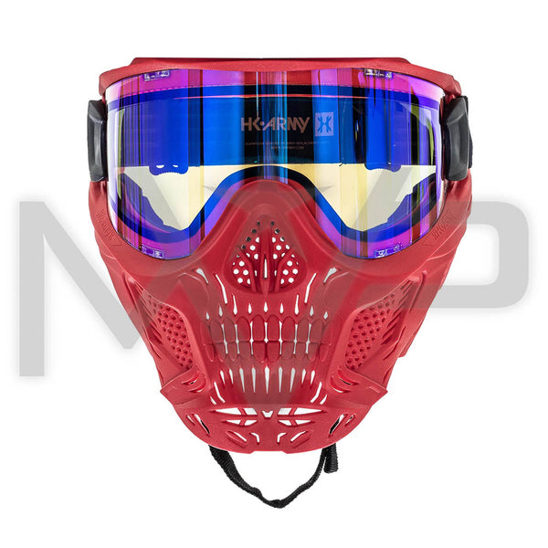 HK Army Skull Mask - Red Mask / Ice Lens