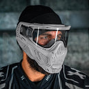 HK Army Skull Mask - Grey Mask / Clear Lens